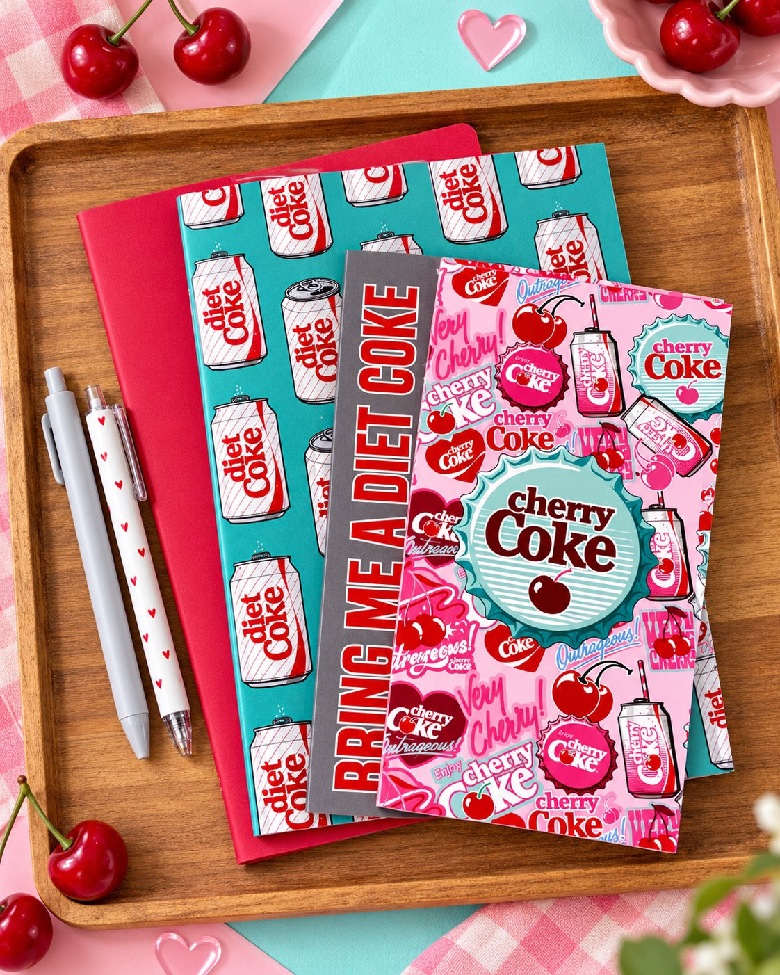Diet Coke Stationery Bundle 🥤💖✨